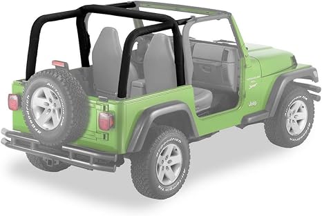 Bestop Sport Bar Cover Black Denim 8002015 for Jeep Wrangler TJ 1997-2002