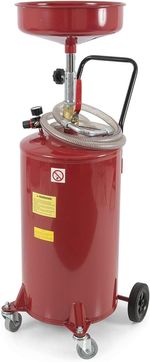 20 Gallon Waste Oil Change Tank, Red