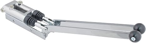 Angled Dual Brake Handle, Turning, 3/4" Chrome