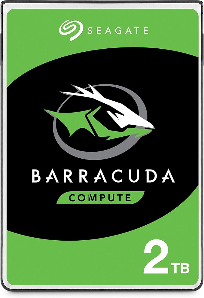 Seagate BarraCuda 2TB Internal Hard Drive HDD – 2.5 Inch SATA 6Gb/s 5400 RPM 128MB Cache for Computer Desktop PC – Frustration Free Packaging (ST2000LM015)