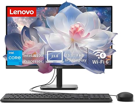 Lenovo IdeaCentre All-in-One Desktop Computer, 8GB RAM 512GB SSD