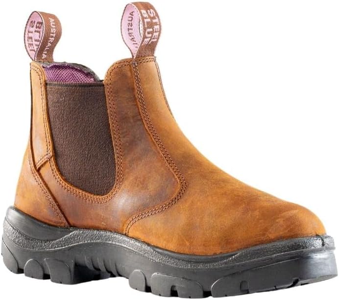 STEEL BLUE 100% COMFORT Hobart Ladies Chelsea Met PR Safety Work Boot