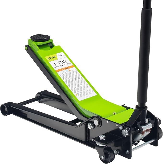 ARCAN 2-Ton (4,000 lb.) Steel Extra Long Reach Low Profile Floor Jack, 2.75 in. to 24 in. Lift Range, Model A20016