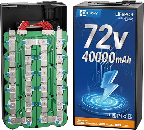 72V 40Ah LiFePO4 Deep Cycle Battery for Electric Trike & Scooter