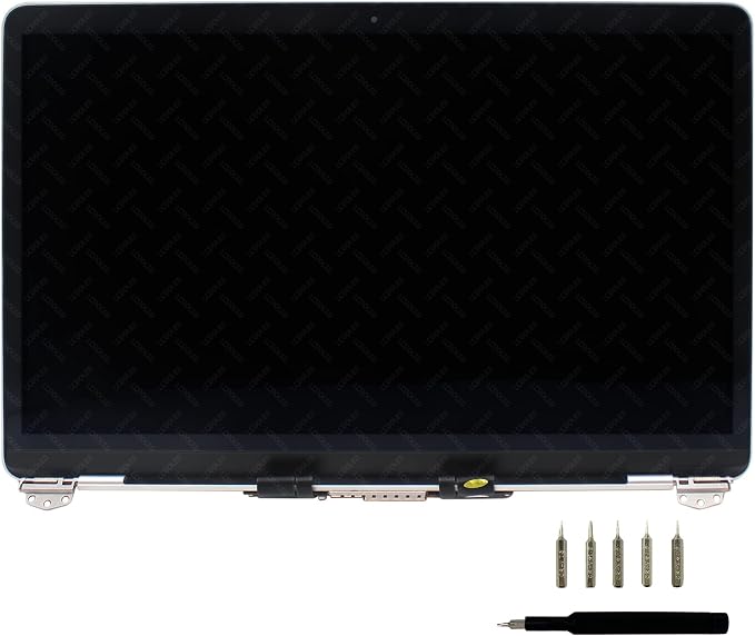 Replacement for MacBookAir10,1 MacBook Air 13" M1 2020 A2337 EMC 3598 MGN63 MGN93 MGND3 MGN73 MGNA3 MGNE3 2560x1600 13.3 inches Full LCD Screen Complete Top Assembly (Silver) | MacBookAir10,1 2020 13" M1 MGN63 MGN93 MGND3 MGN73 MGNA3 MGNE3 13.3 inches 256