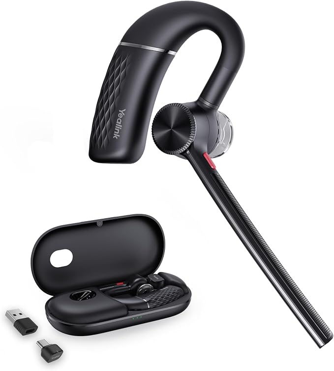 Yealink Bluetooth Headset BH71 Noise Cancelling Wireless Earpiece for Phone