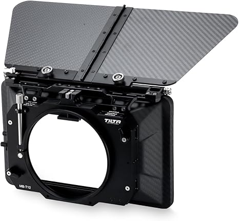 Tilta MB-T12 3-Stage 4x5.65" Carbon Fiber Clamp On Matte Box with Sing