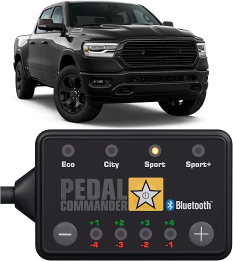 PEDAL COMMANDER for Ram 1500 New Body 2019-2026 Throttle Response Controller - Plug-and-Play 36 Settings, Wireless App Control, Anti Theft - Off-Road Performance Mods - 1500 Accessories