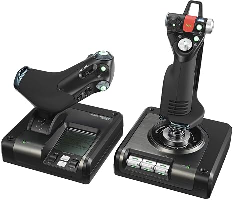 Logitech G Saitek X52 Pro USB Flight Contol System (Renewed) compatible with Windows
