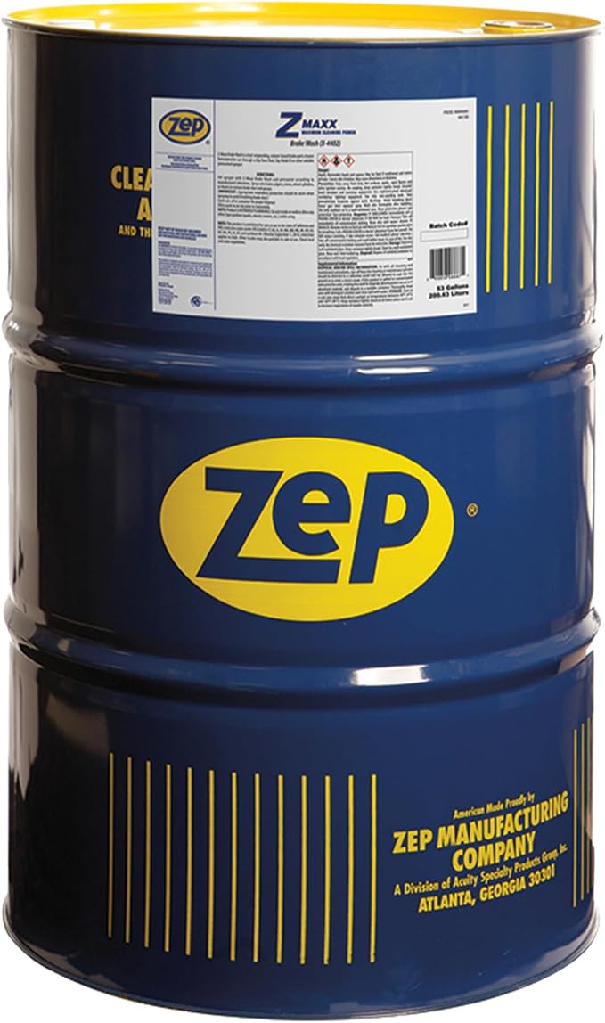 Zep Z-Maxx Brake Wash - 53 Gallon (1 Drum) 66685 - Fast-Acting, Non-chlorinated, Low-Cost Liquid Solvent Degreaser