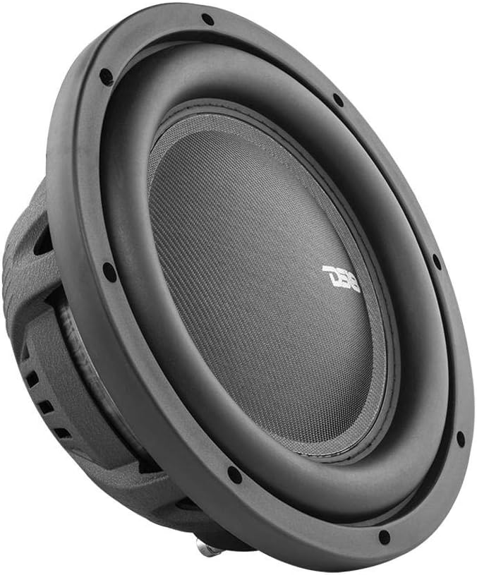 DS18 IXS10.4D Shallow Car Subwoofer - 10" 1000W MAX Power, 500W RMS, Dual Voice Coil, 4+4 Ohms Impedance (1 Speaker)