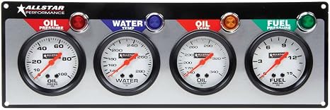 Allstar Performance Allstar ALL80093 4-Gauge Panel Kit