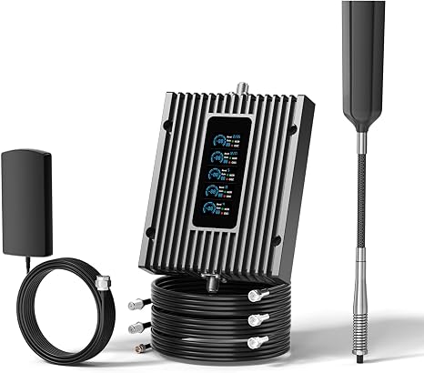 Cell Phone Booster for RV Truck with LCD Display