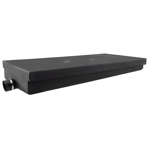 RecPro RV 43 Gallon Black Water Holding Tank
