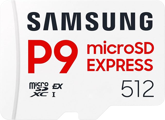 Samsung P9 Express microSDXC 512GB for Nintendo-Switch 2