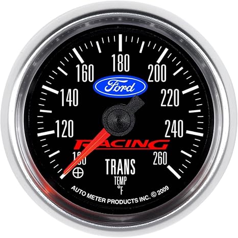 Auto Meter 880314 2-1/16" 100-260 Degree Fahrenheit Transmission Temperature Gauge for Ford