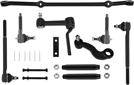 Front Suspension Manual Steering Linkage Kit Tie Rods for 1961-1964 Chevy Impala, Bel Air, Biscayne