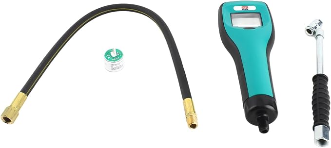 aqxreight Gas Detector Handheld Rubber Steel Alloy ABS for Testing Automobile Tires Nitrogen Purity