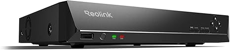 REOLINK RLN16-410 16CH NVR Network Video Recorder PoE Security System | Only Work with REOLINK 16MP/12MP/8MP/5MP/4MP PoE IP Camera, 24/7 Recording to Pre-Installed 4TB Hard Drive