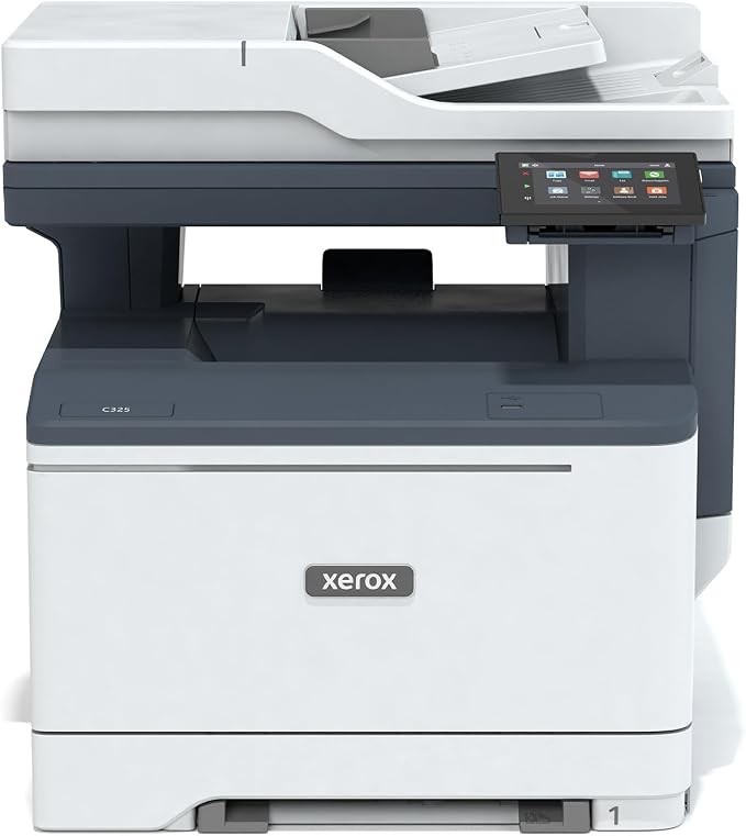 Xerox C325dni Wireless Color Laser All-in-One Printer | Color Print, Scan, Copy & Fax, 35 ppm performance, simple guided setup, cloud-ready, ideal for small/mid-size businesses