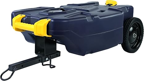 30 Gallon RV Portable Waste Tank 2 Wheel Tote Tank