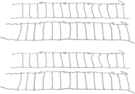 Mytee Products (2 Pack) Twist Link Tire Chain - Single For 24.5" tires truck semi tire chains (Set of 2)