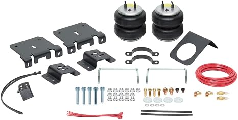 Firestone Airide 2250 Ride-Rite Rear Air Springs Kit fits 2001-2010 Silverado Sierra 2500HD 3500HD | 5-100 PSI | Load Capacity of 5,000 lbs | No Drill Installation