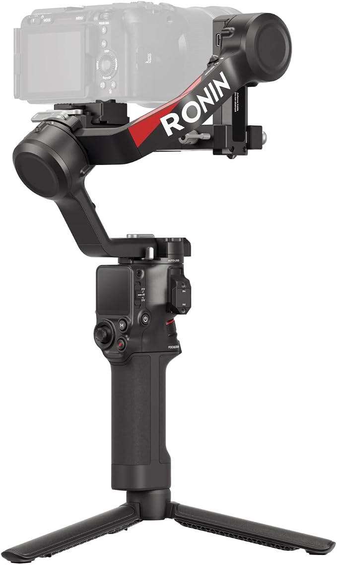 DJI RS 4, Gimbal Stabilizer for Camera, Canon/Sony/Nikon/Fujifilm | 2nd-Gen Native Vertical Shooting, 2-Mode Switch Joystick, Teflon Axis Arms, 3kg Payload