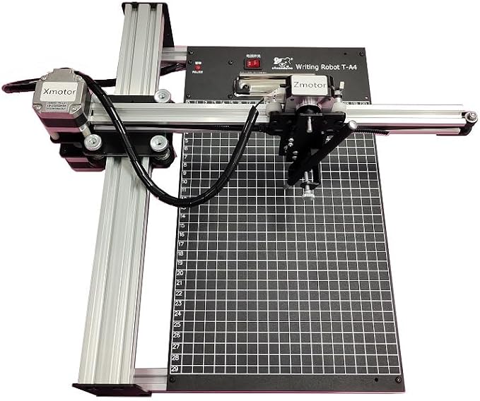 Original iDraw 2.0 T-Structure Pen Plotter XY Plotter, iDraw Handwriting Robot Machine with A4 Working Range, with Plate, Twice Faster Writing Speed
