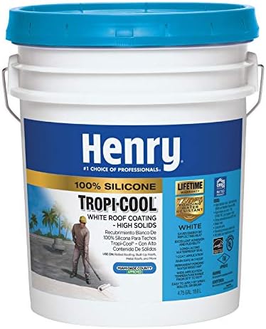 Henry HE887HS073 Tropicool Roof Coat, 5 Gallon
