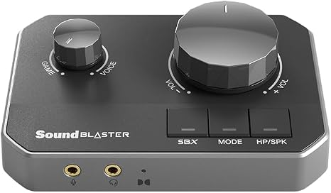 Sound Blaster G8, USB Dual DAC & Headphone AMP, High-Res Audio