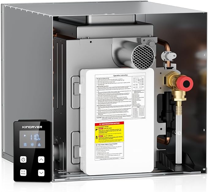 KINGRVER Tankless RV Water Heater SUMMIT XT, Instant On-Demand Hot Water