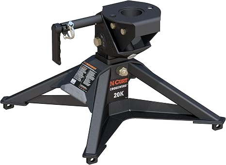 CURT 16600 CrossWing Lightweight 5th Wheel Hitch, 20,000 lbs.