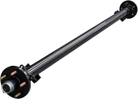 3.5k TK Trailer Axle - 3500 lb Idler 5 Lug - Dexter Compatible, 89" Hubface 74" Spring Center / 5x4.5 Bolt Pattern