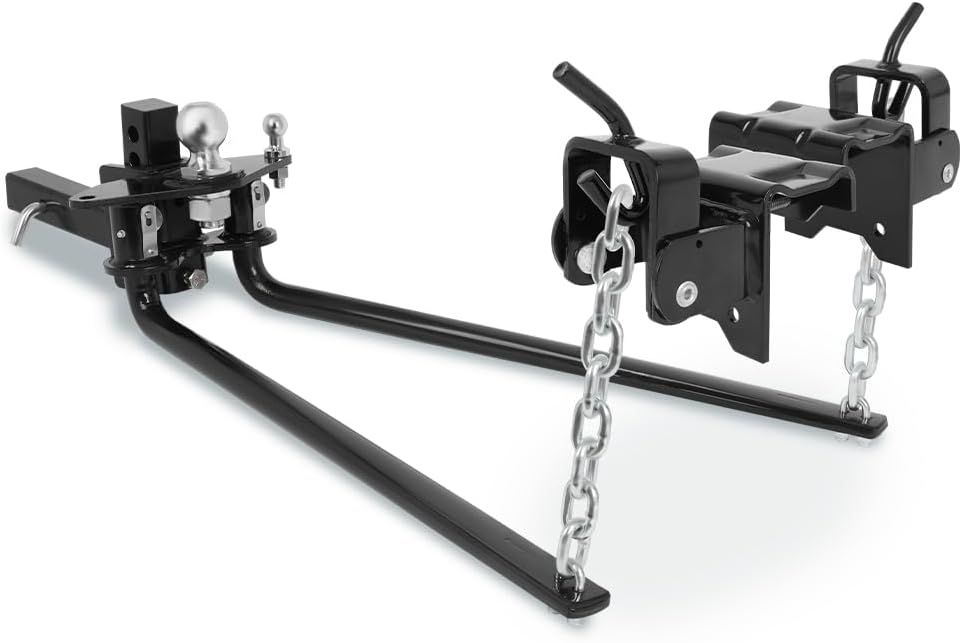 Weight Distribution Hitch, 12000lbs Towing Weight Distributing Hitches Kit, Anti Sway Control Hitch for Travel Trailer Camper, 2-Inch Shank, 2-5/16-Inch Ball