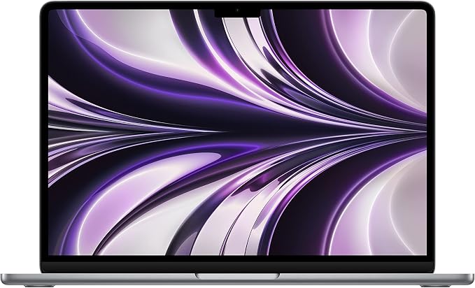 Apple 2022 MacBook Air with Apple M2 Chip, 13-inch, 8GB RAM, 256GB SSD Storage - Space Gray (Renewed)