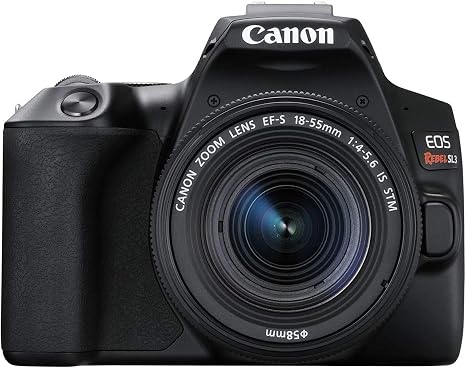 Canon Rebel SL3 with 18-55mm Lens Black (Renewed)
