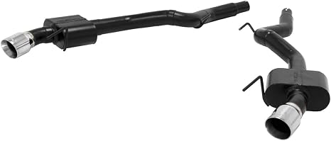 Flowmaster 817748 American Thunder Axle-Back Exhaust Kit 3 Inch 409 Stainless Steel 4 Inch Polished 304 Stainless Tips Compatible with 2015-2023 Ford Mustang 2.3L Ecoboost or 3.7L V6 Coupe Convertible