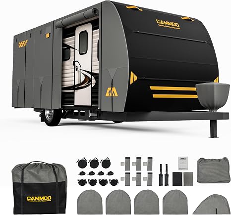CAMMOO RV Cover for 27-30ft Travel Trailer
