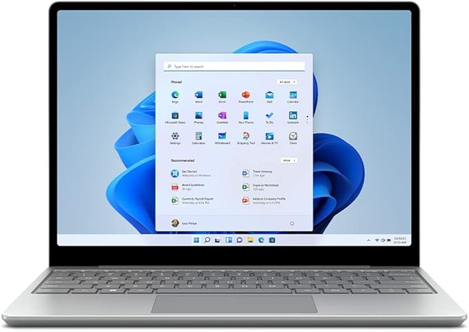 Microsoft Surface Laptop Go 2-12.4" Touchscreen - Intel Core i5 8GB Memory - 128 SSD - Platinum (Latest Model) (Renewed)