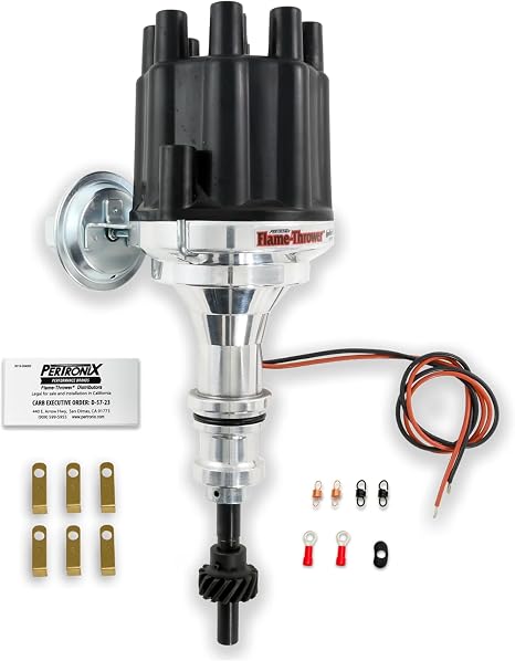 PerTronix Flame-Thrower Billet Electronic Distributor for Ford, D7130700