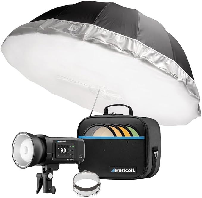 Westcott FJ400 II Touchscreen Strobe with FJ Pro AC/DC Battery (400Ws) | Bundle includes, (2 items)