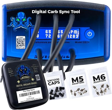 Digi Sync™ - Digital Throttle Body & Carb Sync Tool - 6-Channel