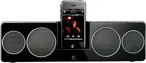 Logitech Pure-Fi Anywhere 2 Compact Docking Speakers for iPod and iPhone (Black)