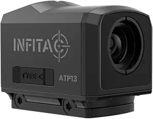 ATP13 256 x 192 Compact Thermal Scope for Airsoft & Airgun | Red-Dot Size & 2.8 oz Weight, Touchscreen Control, Compatible with Airgun Pistols & Rifles, 60Hz Refresh Rate
