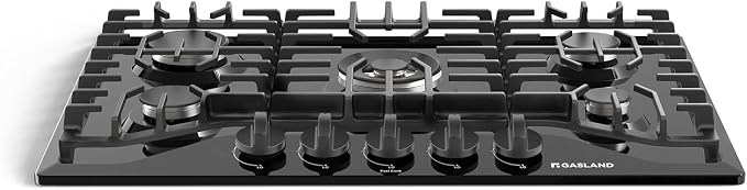 GASLAND Gas Cooktop 30 Inch Black, 5 Burner Propane Stove Top