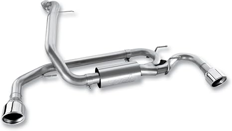 BORLA 11786 Axle-Back Performance Exhaust System for 2010-2013 Mazda 3/ Mazdaspeed 3 2.5L/ 2.3L 4 Cyl. Turbo Manual Transmission Front Wheel Drive 5 Door Hatchback.