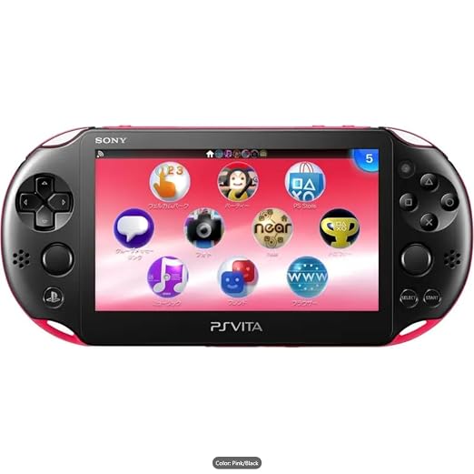 Sony PS Vita 2000 Handheld PlayStation Gaming Console - Pink (Renewed)