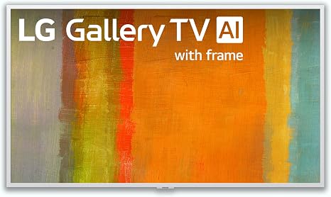 LG 65-Inch Class Gallery TV QNED AI LX7B Series Mini LED Smart TV with Included Snow White Frame, HDR10, AI Super Upscaling 4K, Filmmaker Mode, Wow Orchestra, Compatible with Alexa (65LX7BPUA, 2026)