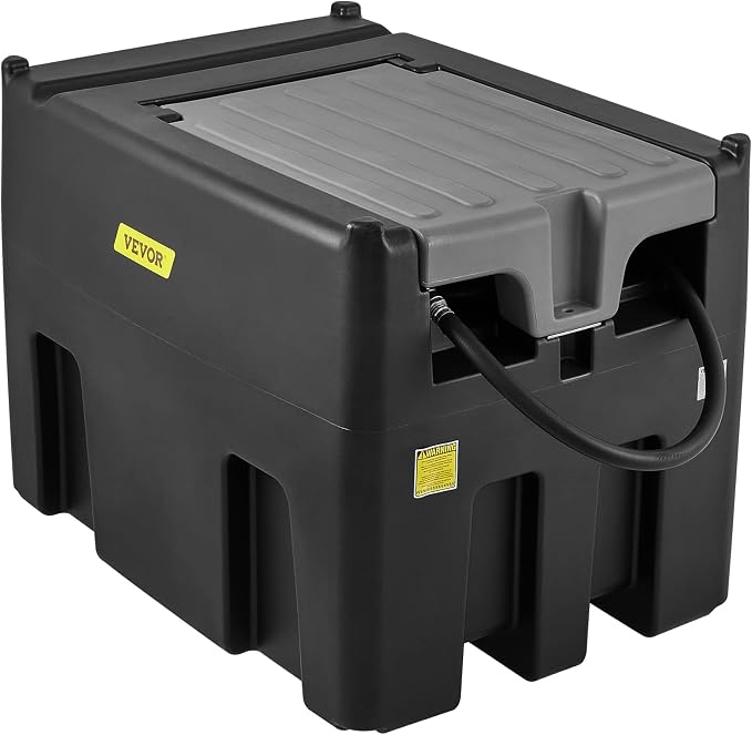 VEVOR Portable Diesel Tank, 116 Gallon, Black